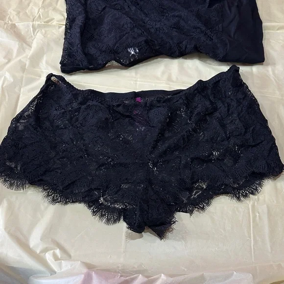 Adore Me Black Lace Chemise - Picture 3 of 5